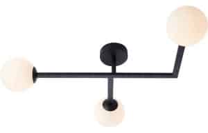 Globe Ceiling Light - Matt Black