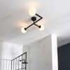 Globe Ceiling Light - Matt Black - Image 4