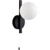 Globe Wall Light - Matt Black - Image 2