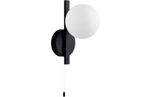 Globe Wall Light - Matt Black - Image 2