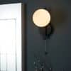 Globe Wall Light - Matt Black - Image 7