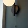 Globe Wall Light - Matt Black - Image 3