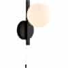 Globe Wall Light - Matt Black