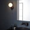 Globe Wall Light - Matt Black - Image 4