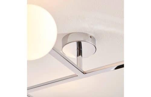 Globe Ceiling Light - Chrome - Image 3