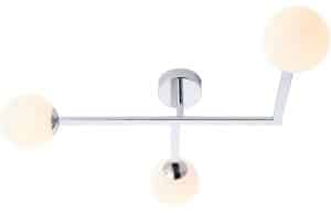 Globe Ceiling Light - Chrome