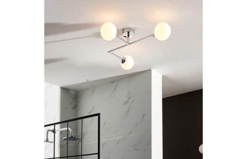 Globe Ceiling Light - Chrome - Image 4