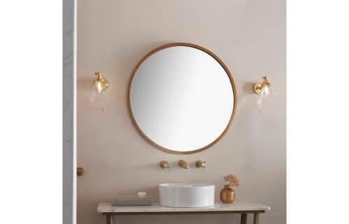 Pyramid Wall Light - Brushed Brass - Image 6