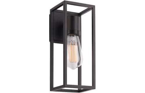 Border Wall Light - Matt Black - Image 2