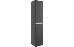 Carino 300mm 2 Door Wall Hung Tall Unit - Graphitewood