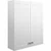 Benita 600mm 2 Door Wall Unit - Satin White Ash