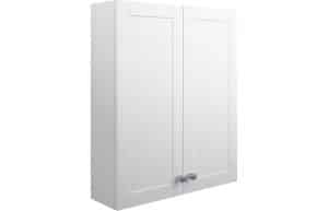 Benita 600mm 2 Door Wall Unit - Satin White Ash