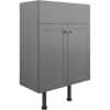 Benita 500mm 2 Door Basin Unit - Grey Ash