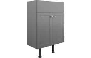 Benita 500mm 2 Door Basin Unit - Grey Ash