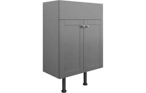 Benita 500mm 2 Door Basin Unit - Grey Ash