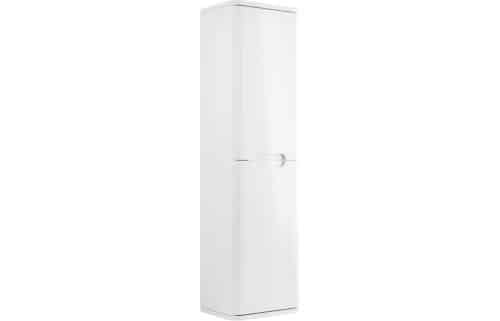 Lambra 350mm 2 Door Wall Hung Tall Unit - White Gloss