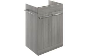 Morina 600mm Floor Standing Basin Unit (No Top) - Elm Grey