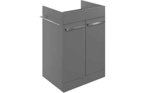 Morina 600mm Floor Standing Basin Unit (No Top) - Matt Urban Grey
