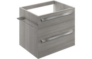 Morina 600mm Wall Hung Basin Unit (No Top) - Elm Grey
