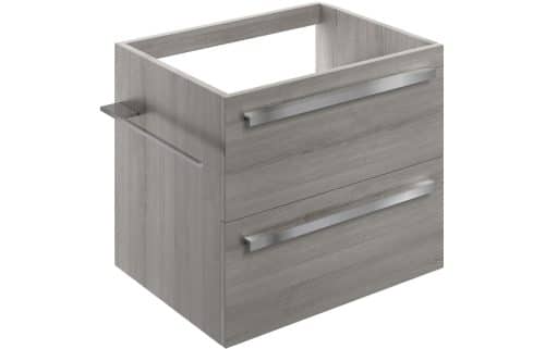 Morina 600mm Wall Hung Basin Unit (No Top) - Elm Grey
