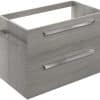 Morina 800mm Wall Hung Basin Unit (No Top) - Elm Grey