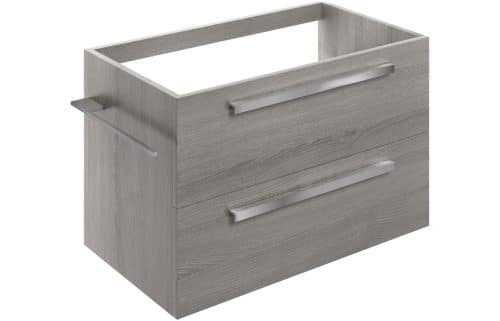 Morina 800mm Wall Hung Basin Unit (No Top) - Elm Grey