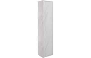 Perla 300mm 1 Door Wall Hung Tall Unit - Marble