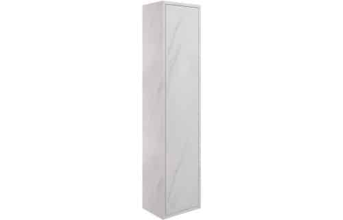 Perla 300mm 1 Door Wall Hung Tall Unit - Marble