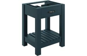 Manhattan 600mm Floor Standing Basin Unit (No Top) - Matt Indigo Grey