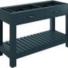 Manhattan 1200mm Floor Standing Basin Unit (No Top) - Matt Indigo Grey