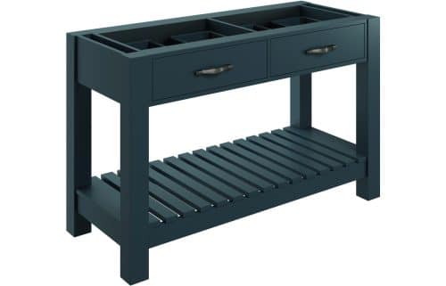 Manhattan 1200mm Floor Standing Basin Unit (No Top) - Matt Indigo Grey