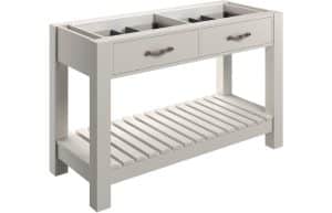 Manhattan 1200mm Floor Standing Basin Unit (No Top) - White Ash