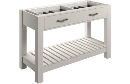 Manhattan 1200mm Floor Standing Basin Unit (No Top) - White Ash