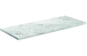 Manhattan Carrara Marble 1220x508x19mm Laminate Worktop