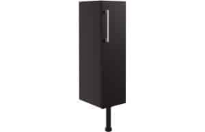 Alba 200mm Toilet Roll Unit - Matt Graphite Grey