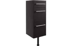 Alba 300mm 3 Drawer Unit - Matt Graphite Grey