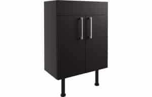 Alba 600mm Basin Unit - Matt Graphite Grey