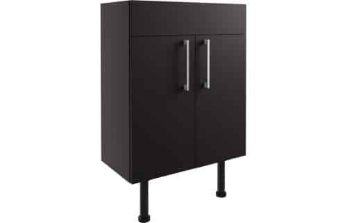 Alba 600mm Basin Unit - Matt Graphite Grey