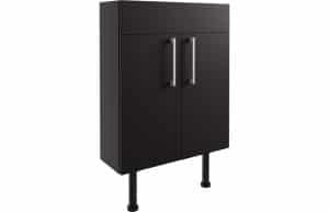Alba 600mm Slim Basin Unit - Matt Graphite Grey