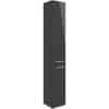 Volta 350mm Floor Standing 2 Door Tall Unit - Anthracite Gloss