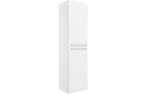 Gatsby 454mm Wall Hung 2 Door Tall Unit - White Gloss