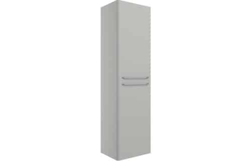 Gatsby 454mm Wall Hung 2 Door Tall Unit - Grey Gloss