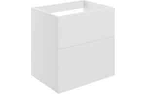 Statement 590mm 2 Drawer Wall Unit (No Top) - Matt White