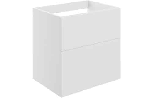 Statement 590mm 2 Drawer Wall Unit (No Top) - Matt White