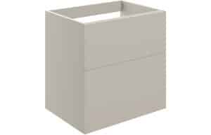 Statement 590mm 2 Drawer Wall Unit (No Top) - Matt Latte