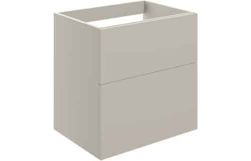 Statement 590mm 2 Drawer Wall Unit (No Top) - Matt Latte
