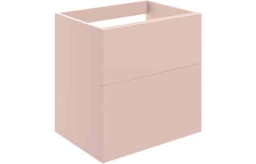 Statement 590mm 2 Drawer Wall Unit (No Top) - Matt Antique Rose