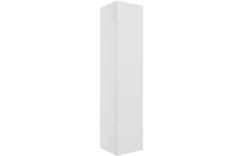 Statement 350mm Wall Hung 1 Door Tall Unit - Matt White