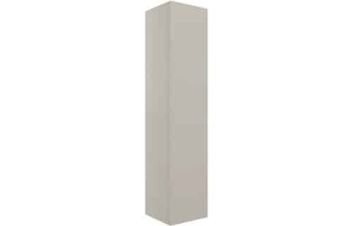 Statement 350mm Wall Hung 1 Door Tall Unit - Matt Latte