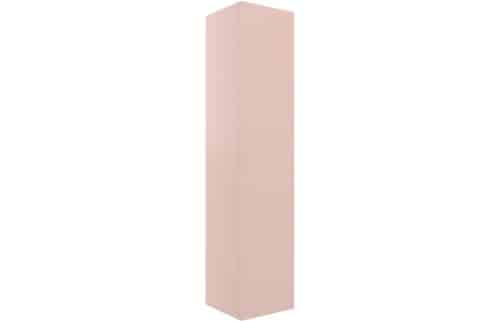 Statement 350mm Wall Hung 1 Door Tall Unit - Matt Antique Rose